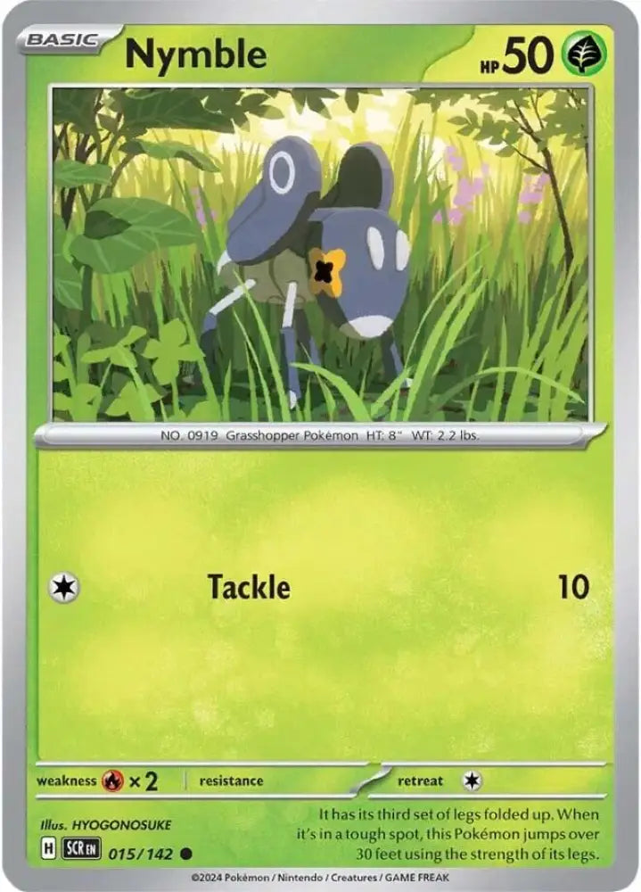Nymble (015/142) [Scarlet & Violet: Stellar Crown] - Pokemon Single