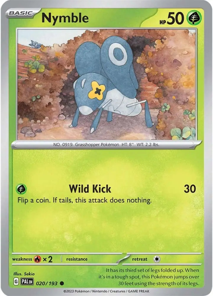 Nymble (020/193) [Scarlet & Violet: Paldea Evolved] - Pokemon Single