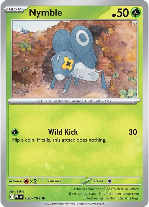 Nymble (020/193) [Scarlet & Violet: Paldea Evolved] - Pokemon Single