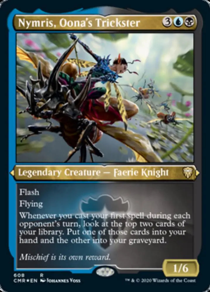 Nymris Oona’s Trickster (Etched) [Commander Legends] - MTG Single