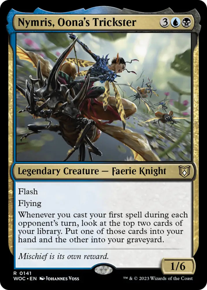 Nymris Oona’s Trickster [Wilds of Eldraine Commander] - MTG Single
