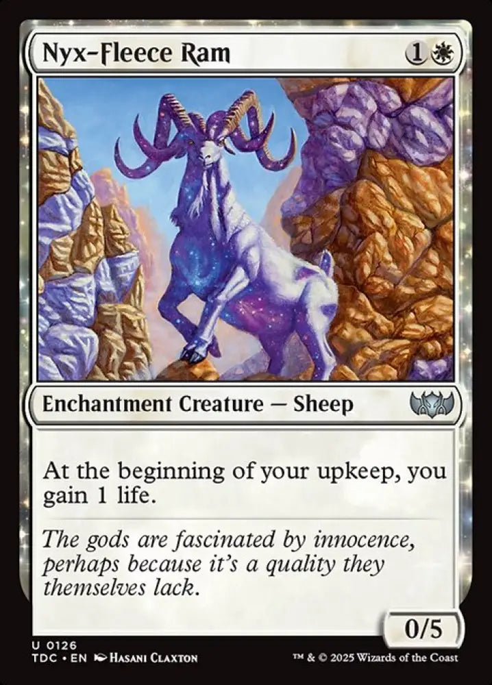 Nyx-Fleece Ram (126) [Tarkir: Dragonstorm Commander]