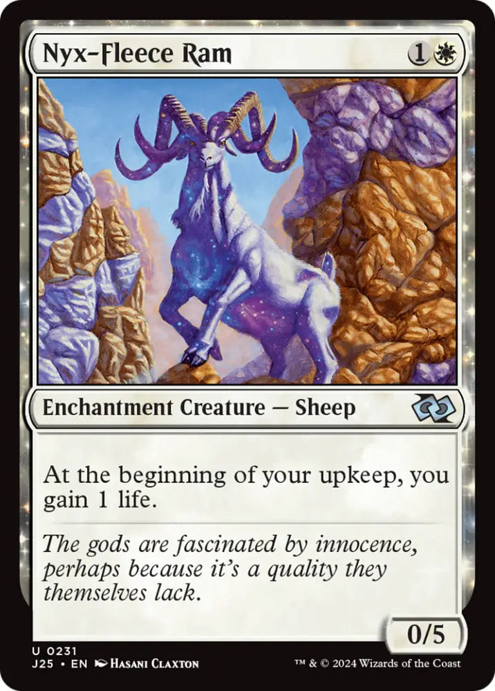 Nyx-Fleece Ram [Foundations Jumpstart] - MTG Single
