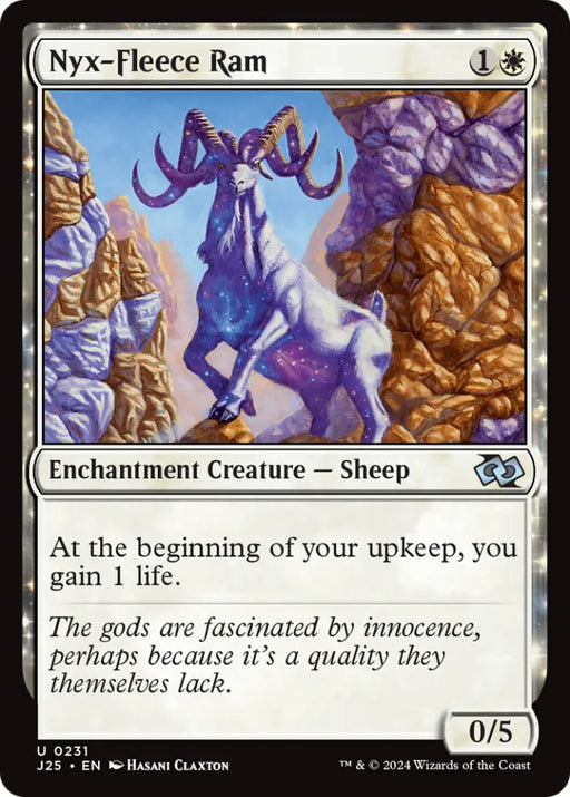 Nyx-Fleece Ram [Foundations Jumpstart] - MTG Single