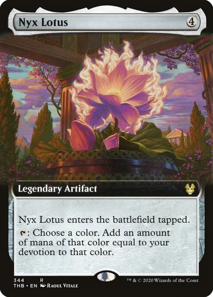 Nyx Lotus (Extended Art) [Theros Beyond Death] - MTG Single