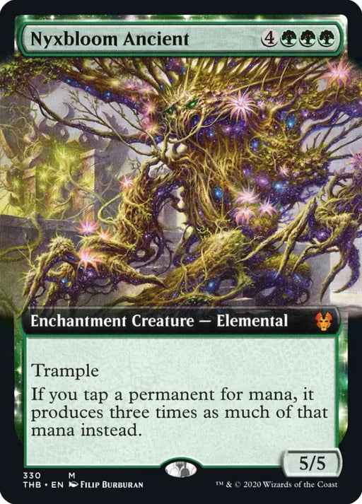 Nyxbloom Ancient (Extended Art) [Theros Beyond Death] - MTG Single
