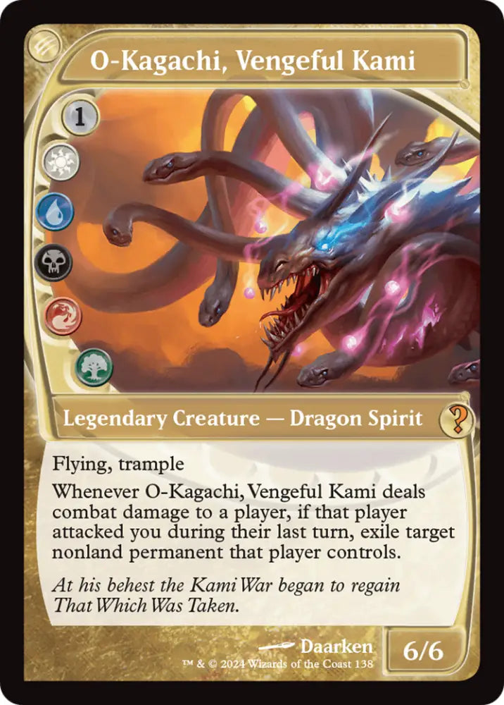 O-Kagachi Vengeful Kami (Future Sight) [Mystery Booster 2] - MTG Single