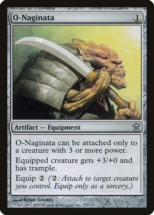 O-Naginata [Saviors of Kamigawa] - MTG Single