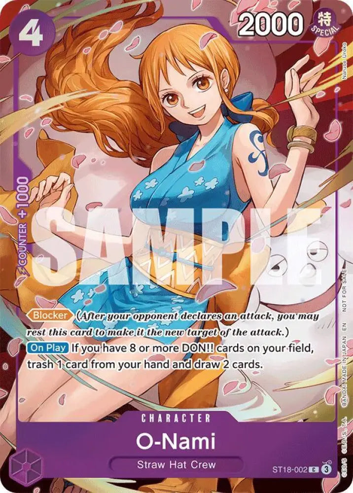 O-Nami - ST18-002 [Extra Booster: One Piece Heroines Edition]
