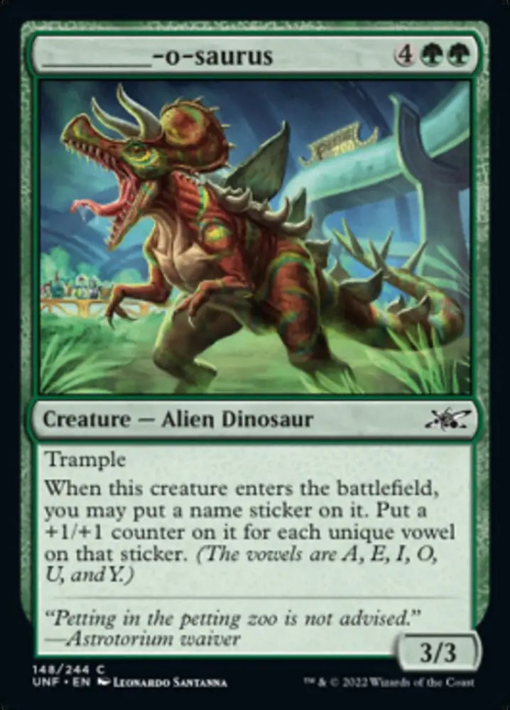_____-o-saurus [Unfinity] - MTG Single
