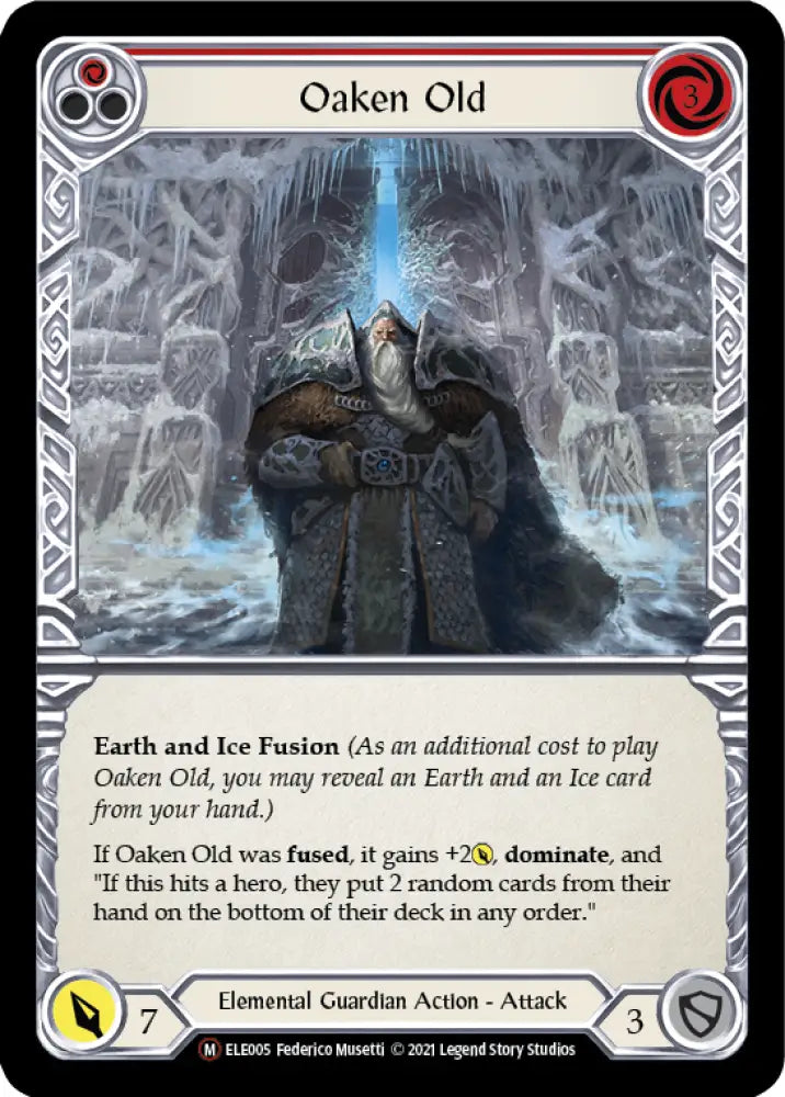 Oaken Old [Tales of Aria Unlimited] Unlimited Rainbow Foil - Flesh And Blood Single