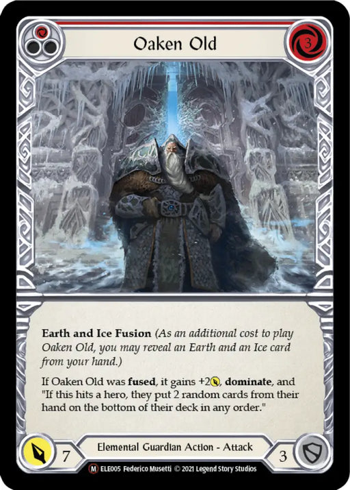 Oaken Old [Tales of Aria Unlimited] Unlimited Rainbow Foil - Flesh And Blood Single