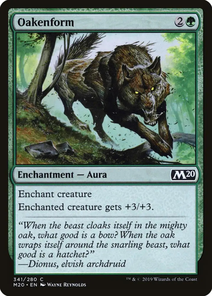 Oakenform [Core Set 2020] - MTG Single