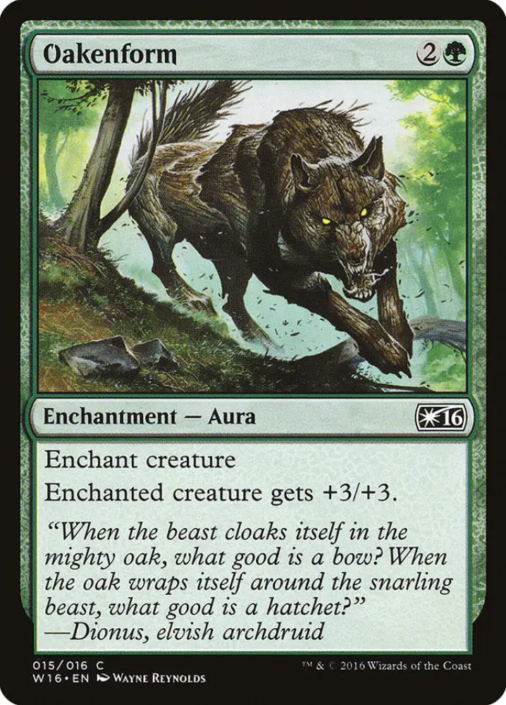 Oakenform [Welcome Deck 2016] - MTG Single