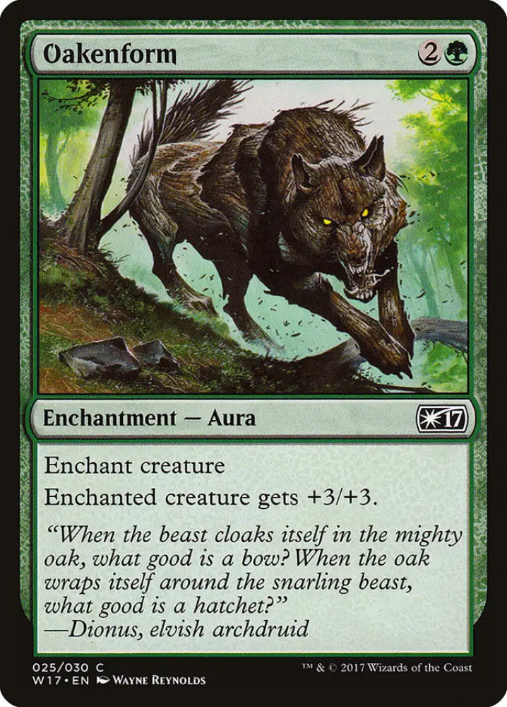 Oakenform [Welcome Deck 2017] - MTG Single