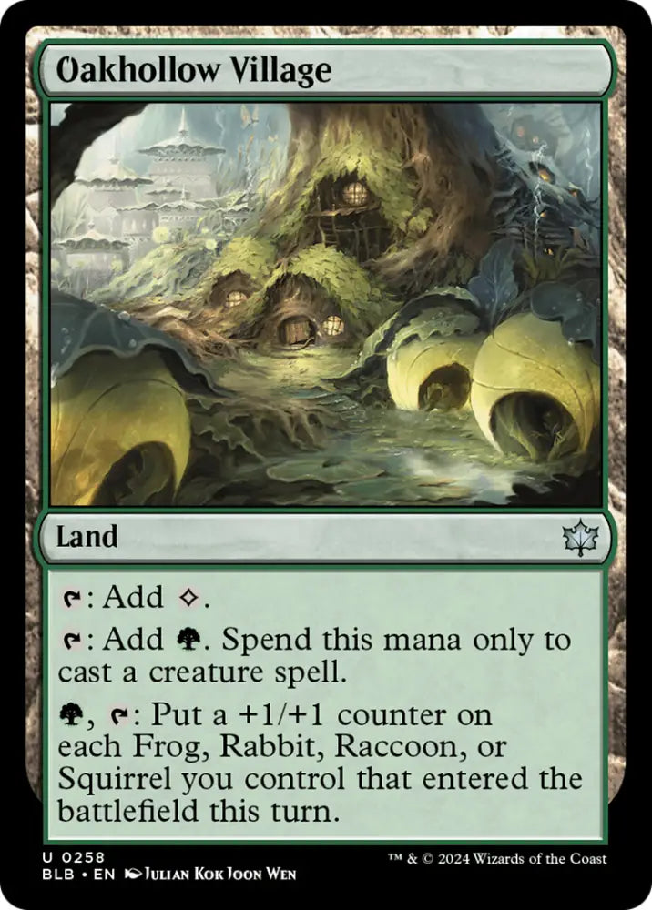 Oakhollow Village [Bloomburrow] - MTG Single