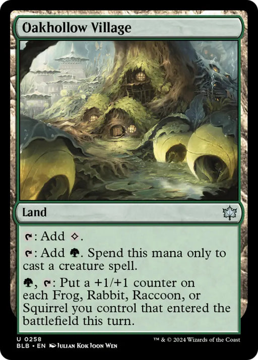 Oakhollow Village [Bloomburrow] - MTG Single