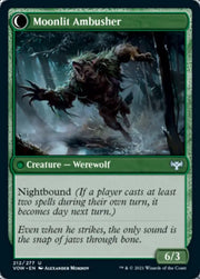 Oakshade Stalker // Moonlit Ambusher [Innistrad: Crimson Vow] - MTG Single