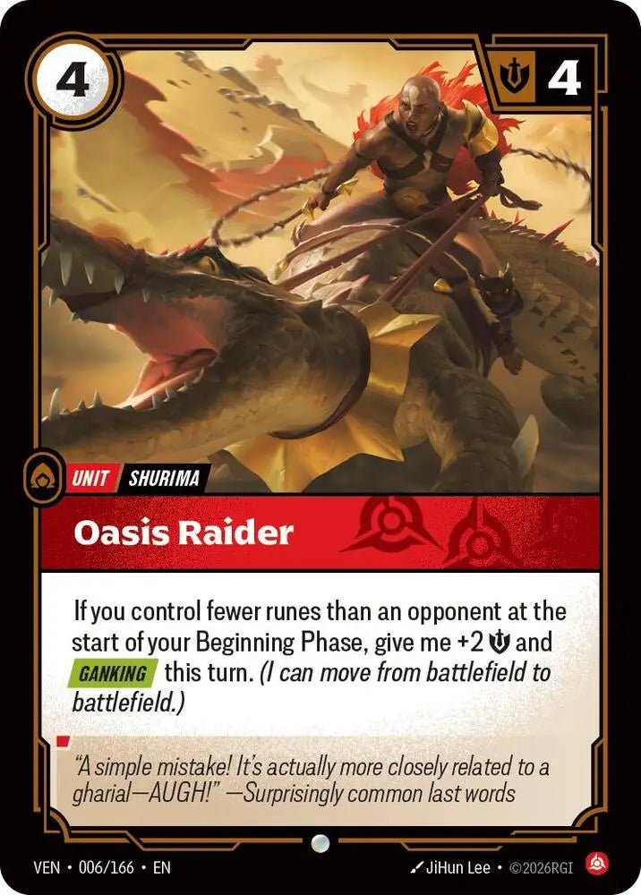 Oasis Raider (006/166) [Vendetta]