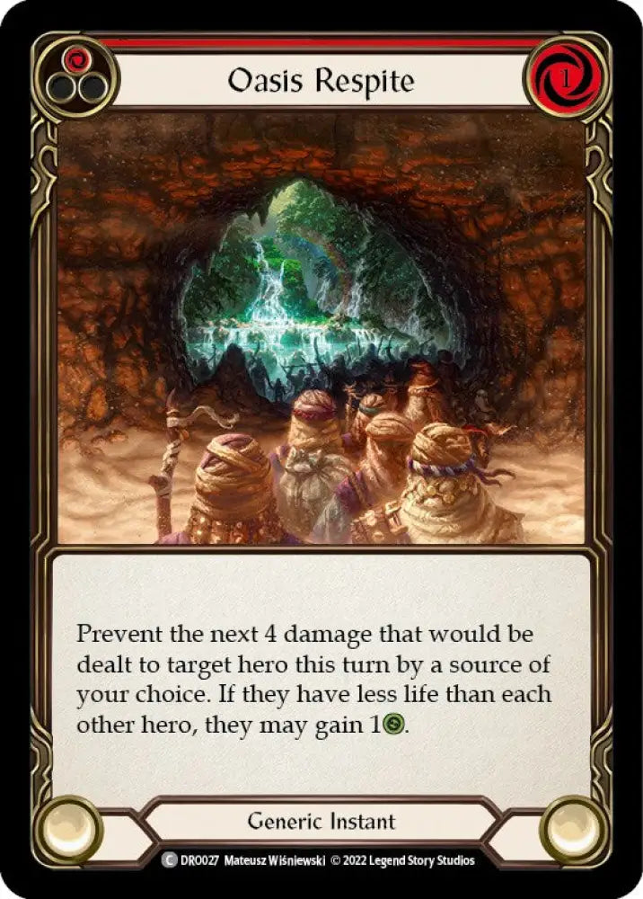Oasis Respite [Uprising] (Dromai Blitz Deck) - Flesh And Blood Single