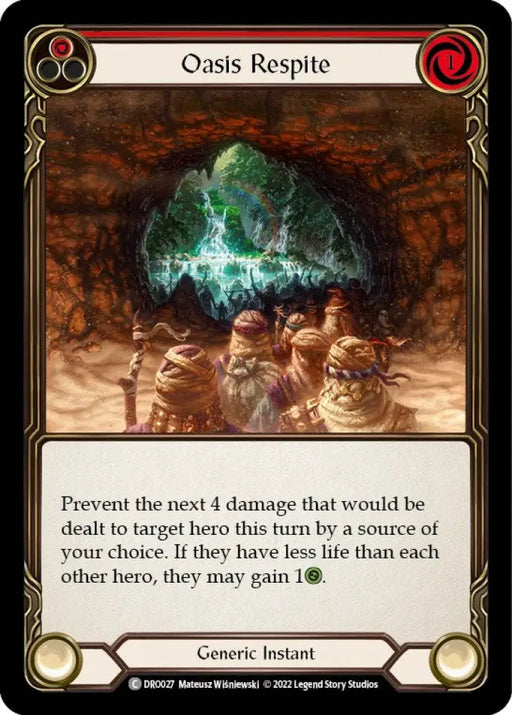 Oasis Respite [Uprising] (Dromai Blitz Deck) - Flesh And Blood Single