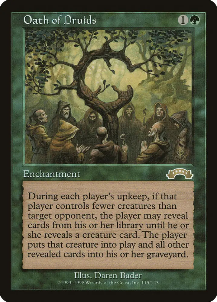Oath of Druids [Exodus] - MTG Single