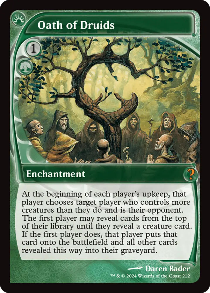 Oath of Druids (Future Sight) [Mystery Booster 2] - MTG Single