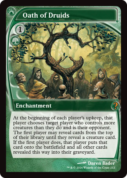Oath of Druids (Future Sight) [Mystery Booster 2] - MTG Single