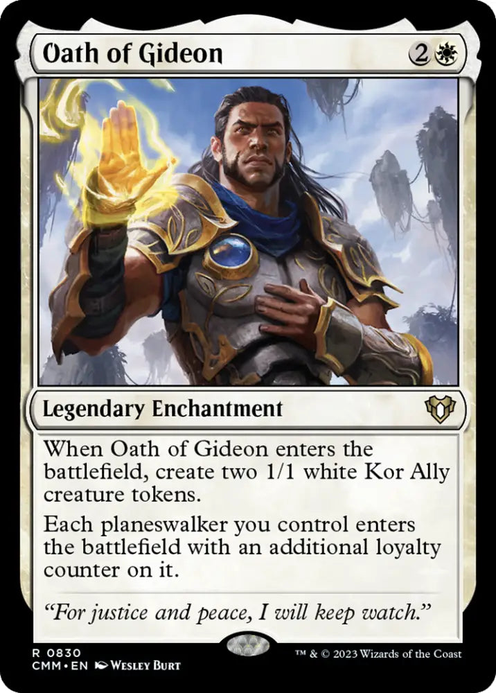 Oath of Gideon [Commander Masters] - MTG Single