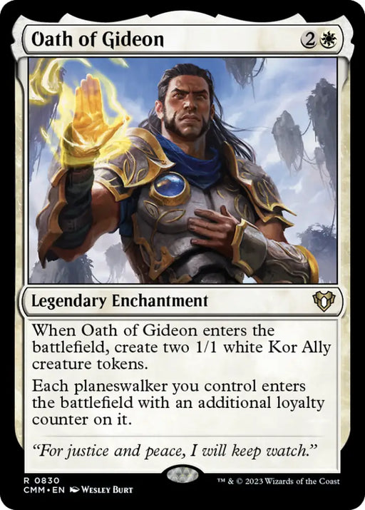 Oath of Gideon [Commander Masters] - MTG Single
