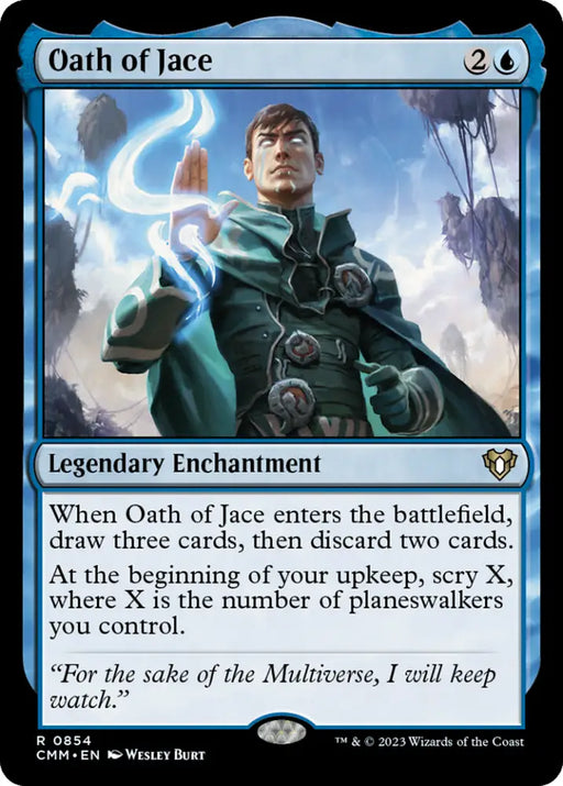 Oath of Jace [Commander Masters] - MTG Single