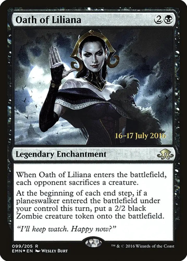 Oath of Liliana [Eldritch Moon Prerelease Promos] - MTG Single