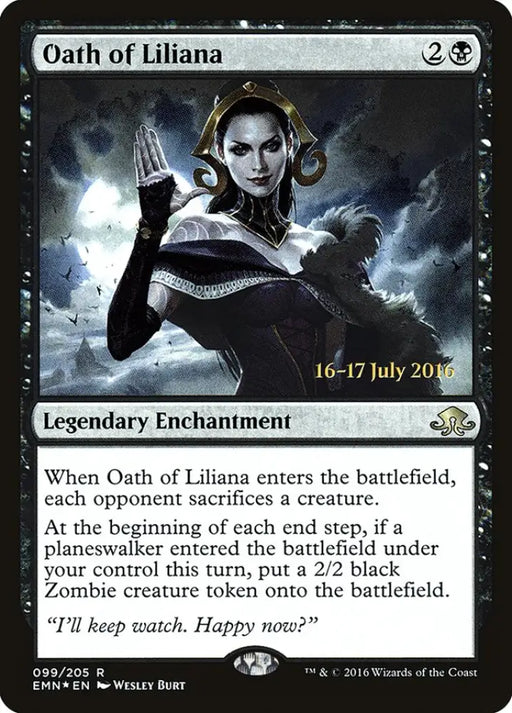 Oath of Liliana [Eldritch Moon Prerelease Promos] - MTG Single
