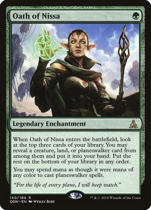 Oath of Nissa [Oath of the Gatewatch] - MTG Single