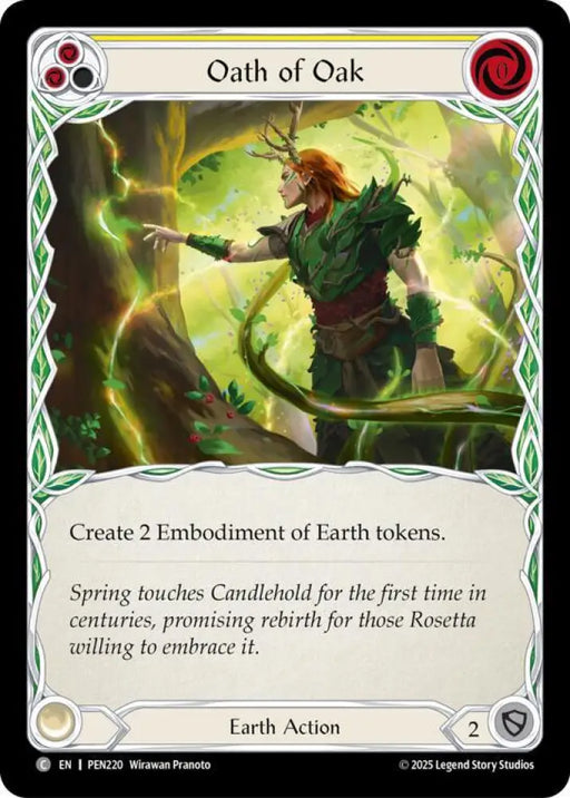Oath Of Oak (Yellow) (PEN220) [Compendium of Rathe]