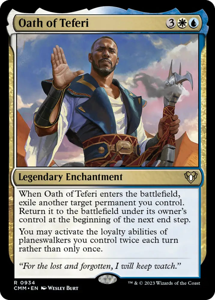 Oath of Teferi [Commander Masters] - MTG Single