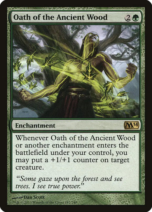 Oath of the Ancient Wood [Magic 2014] - MTG Single