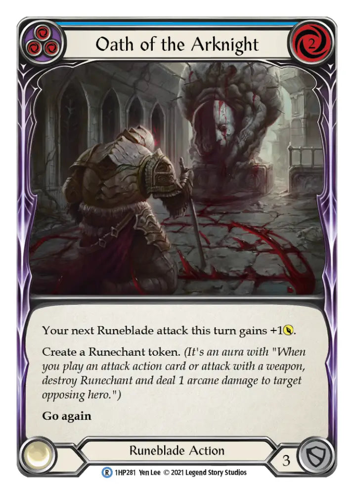 Oath of the Arknight (Blue) [1HP281] (History Pack 1) - Flesh And Blood Single
