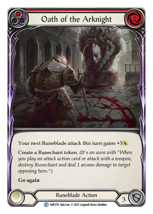 Oath of the Arknight (Red) [1HP279] (History Pack 1) - Flesh And Blood Single