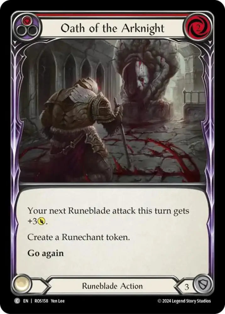 Oath of the Arknight (Red) [Rosetta] - Flesh And Blood Single