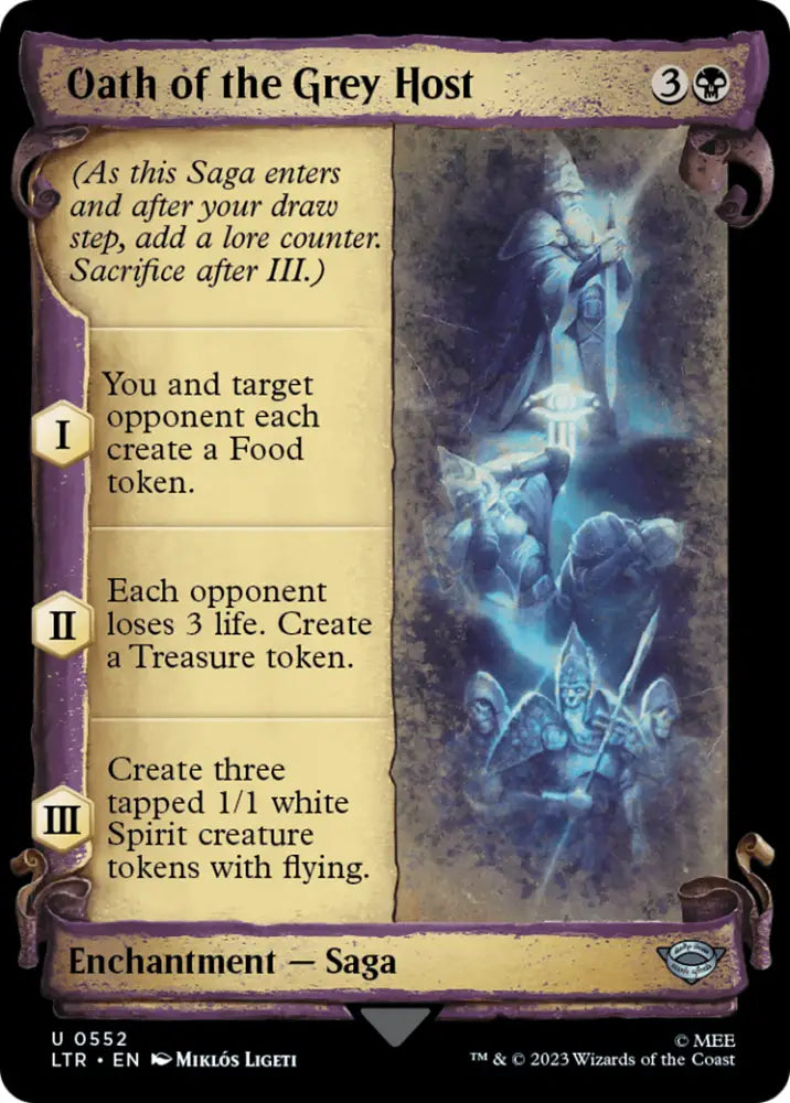 Oath of the Grey Host [The Lord of the Rings: Tales of Middle-Earth Showcase Scrolls] - MTG Single