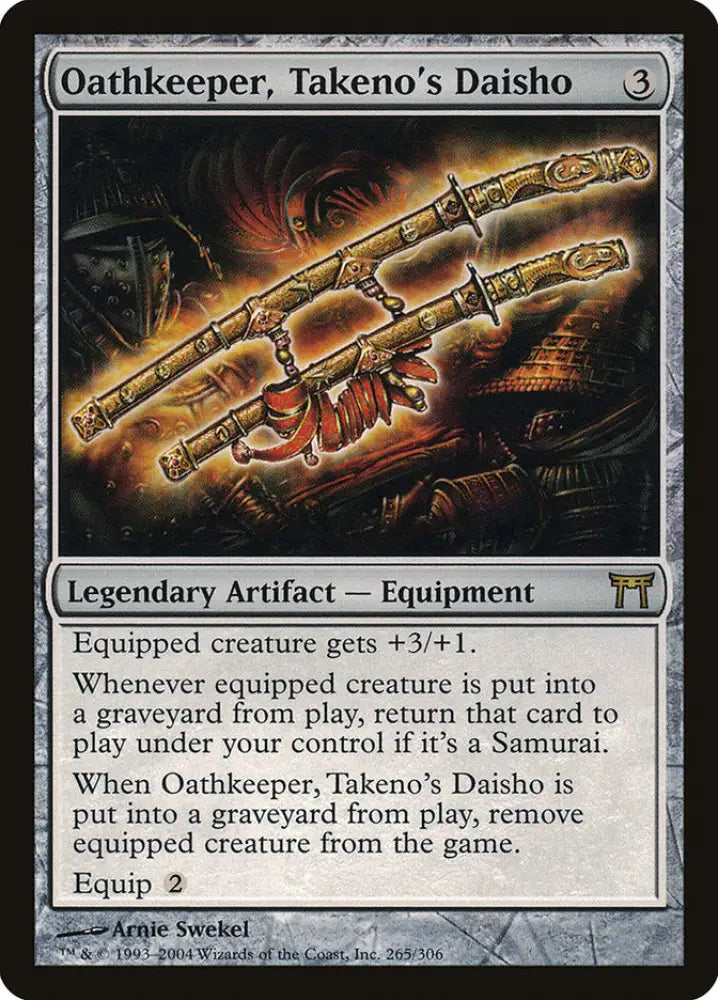 Oathkeeper Takeno’s Daisho [Champions of Kamigawa] - MTG Single