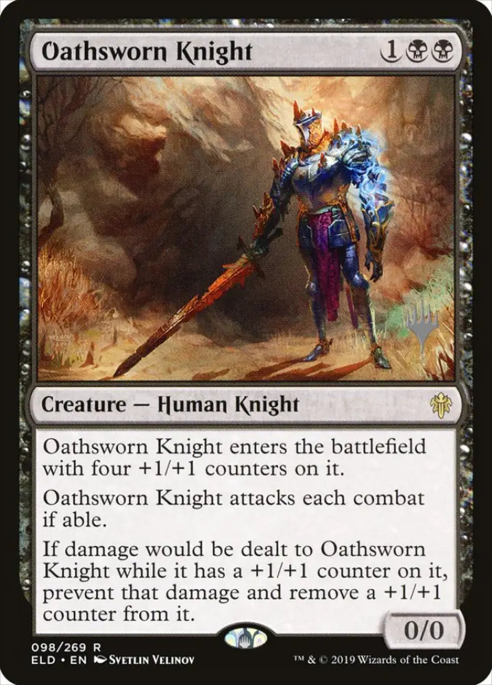 Oathsworn Knight (Promo Pack) [Throne of Eldraine Promos] - MTG Single