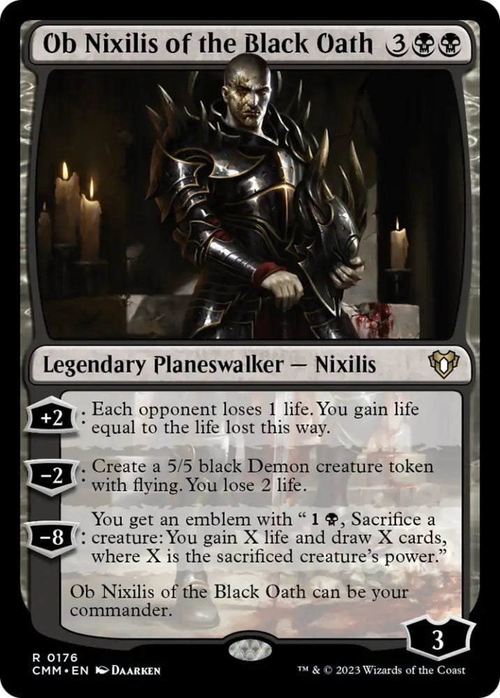 Ob Nixilis of the Black Oath [Commander Masters] - MTG Single