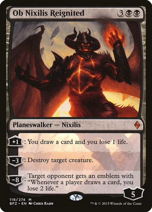 Ob Nixilis Reignited [Battle for Zendikar] - MTG Single