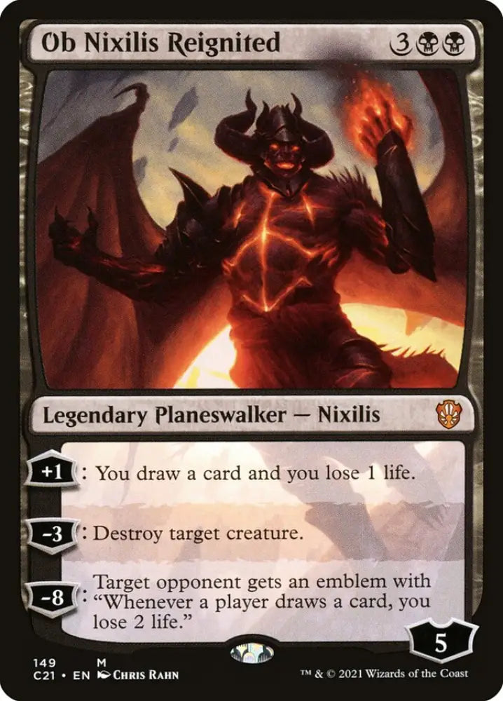 Ob Nixilis Reignited [Commander 2021] - MTG Single