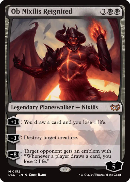 Ob Nixilis Reignited [Duskmourn: House of Horror Commander] - MTG Single