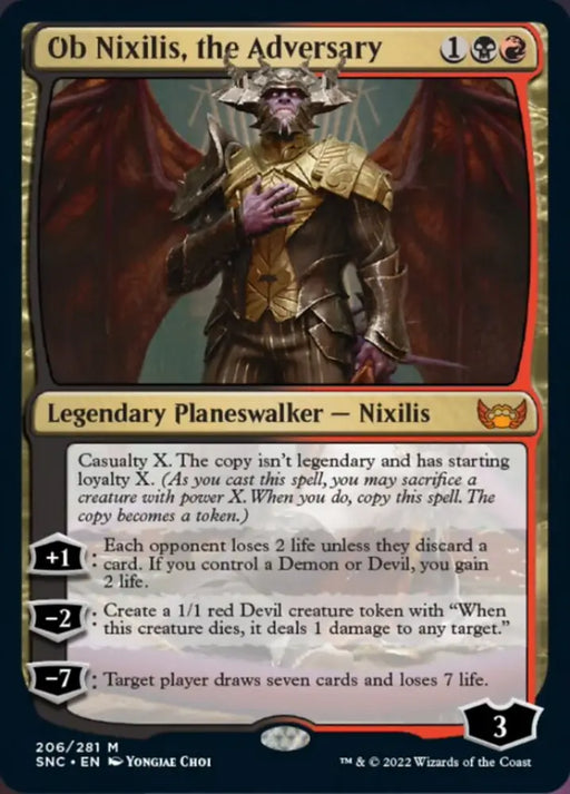 Ob Nixilis the Adversary [Streets of New Capenna] - MTG Single