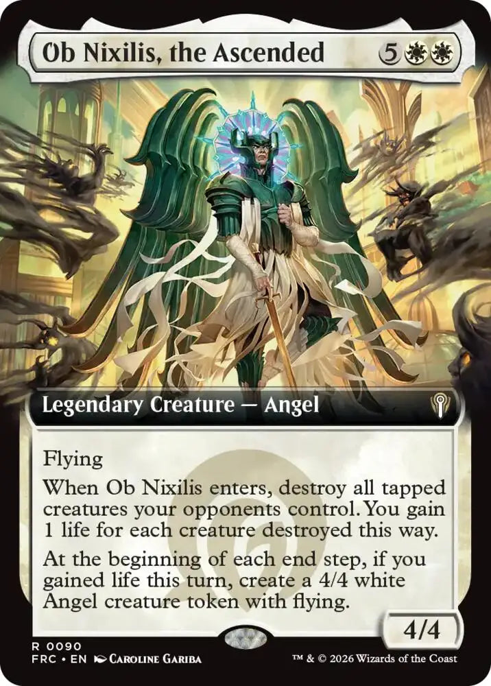 Ob Nixilis, the Ascended (Extended Art) (90) [Reality Fracture Commander]