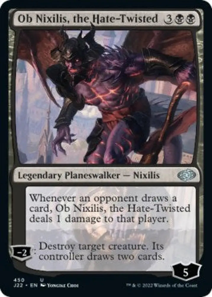 Ob Nixilis the Hate-Twisted [Jumpstart 2022] - MTG Single